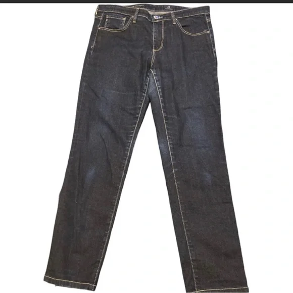 Ag Adriano Goldschmied | Jeans | Ag Adriano Goldschmied Prima Cigarette  Skinny Ankle Crop Dark Wash Jeans